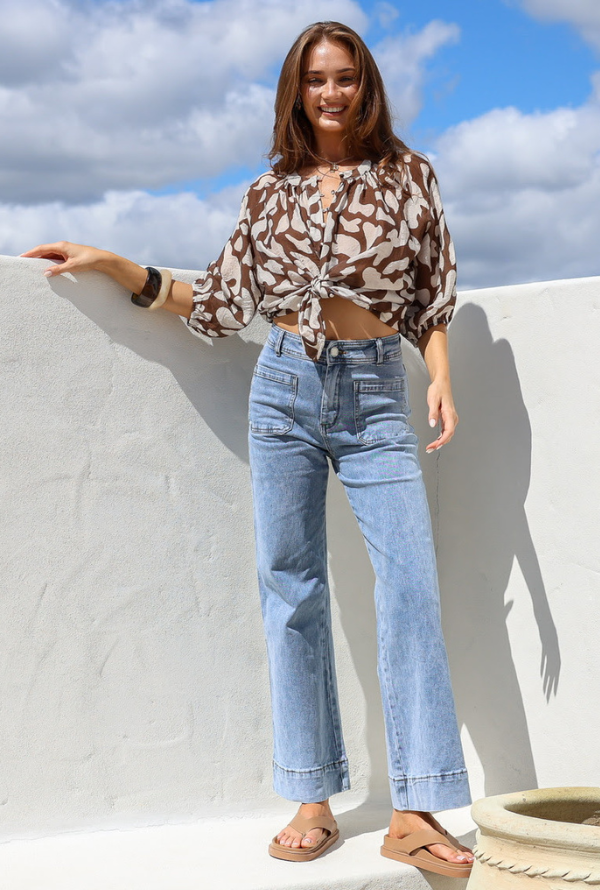 Jimmy Wide Leg - Light Blue Denim