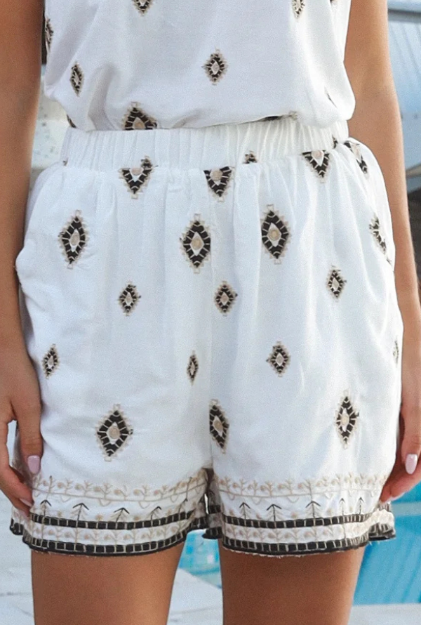 Azure Shorts - White