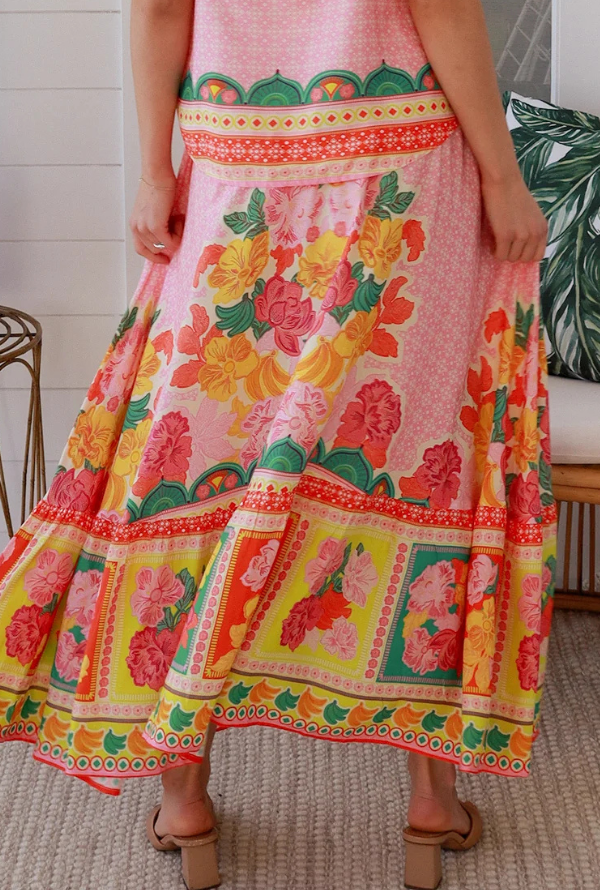 Capri Maxi Skirt - Blush