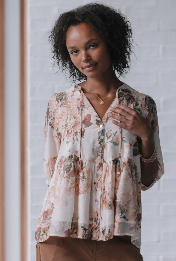 Ines Blouse - Blush
