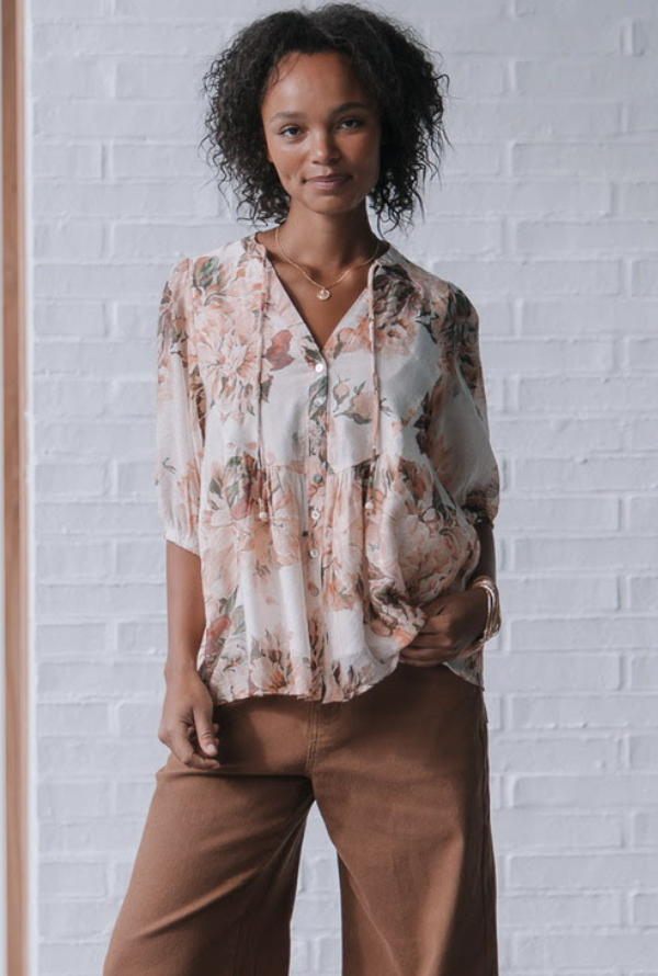 Ines Blouse - Blush