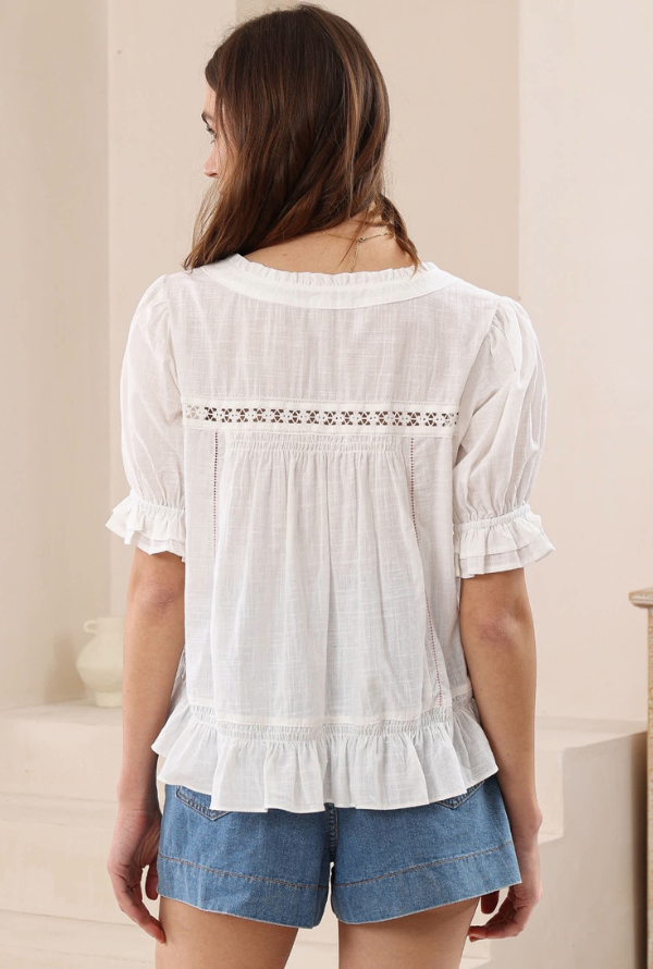 Ellas Blouse - White