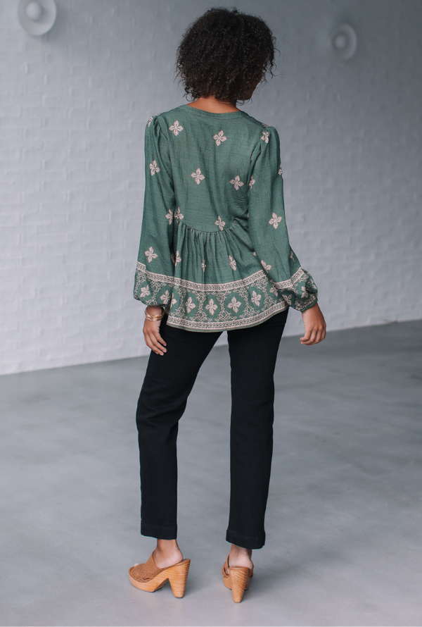 Eloise Blouse - Khaki