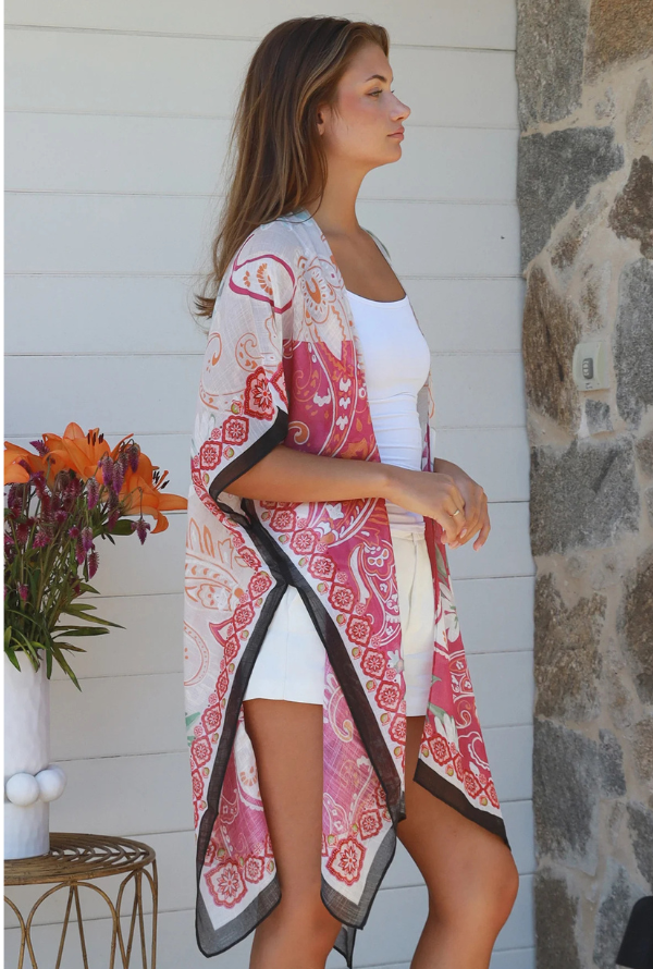 Isabella Kimono - Pink