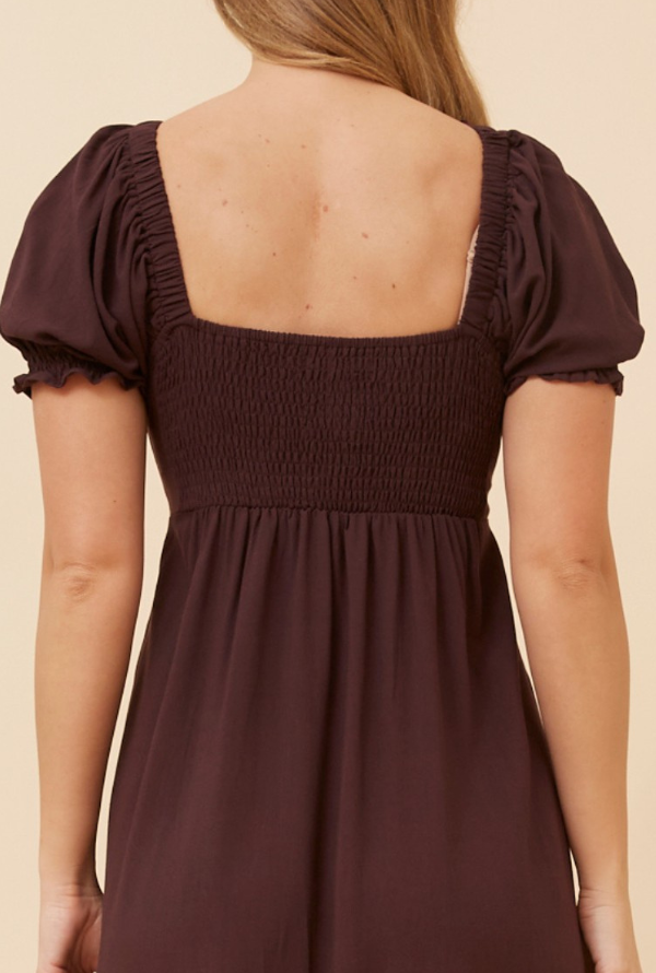 Nevaeh Dress - Chocolate