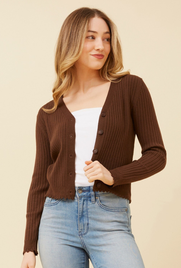 Nelly Cardigan - Chocolate