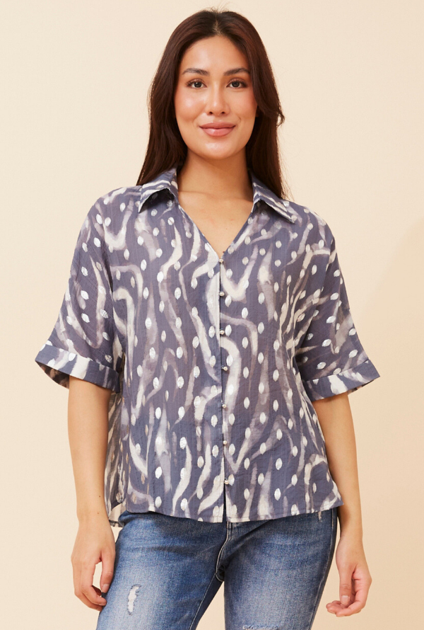 Danae Blouse - Blue