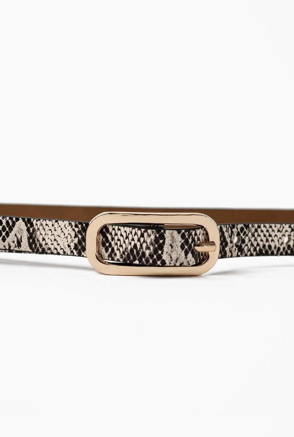 Gigi Snake Skin Belt