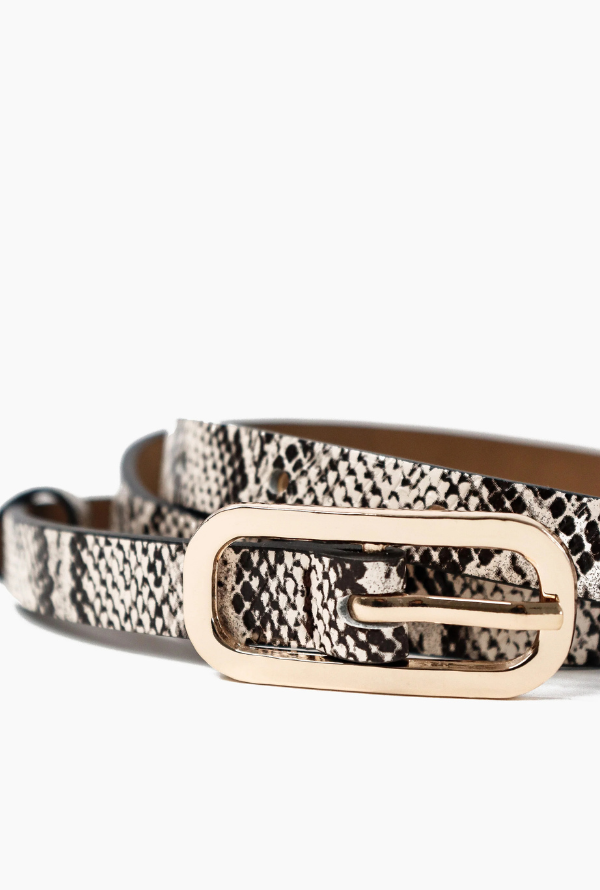 Gigi Snake Skin Belt