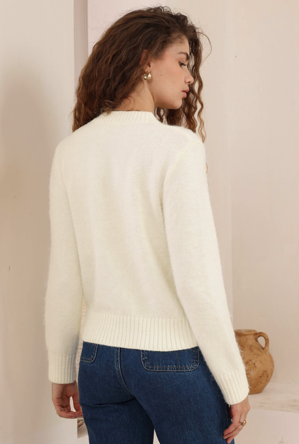 Zara Cardigan - White