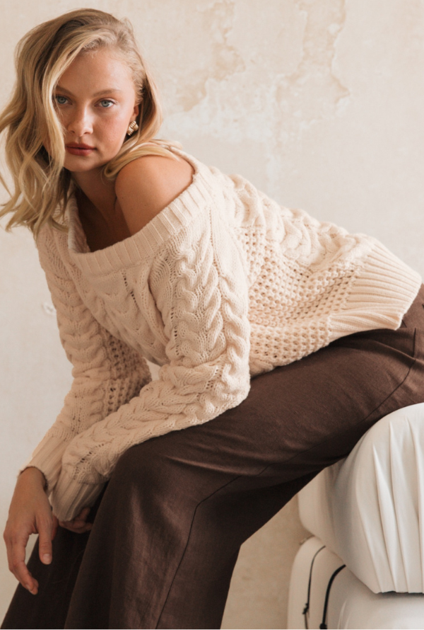 Whitney Knit - Cream