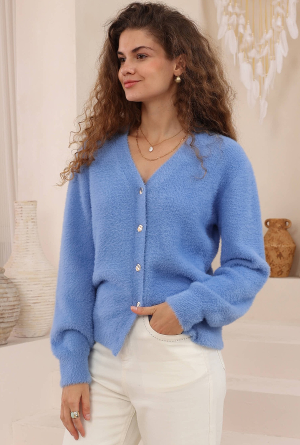 Nia Cardigan - Blue