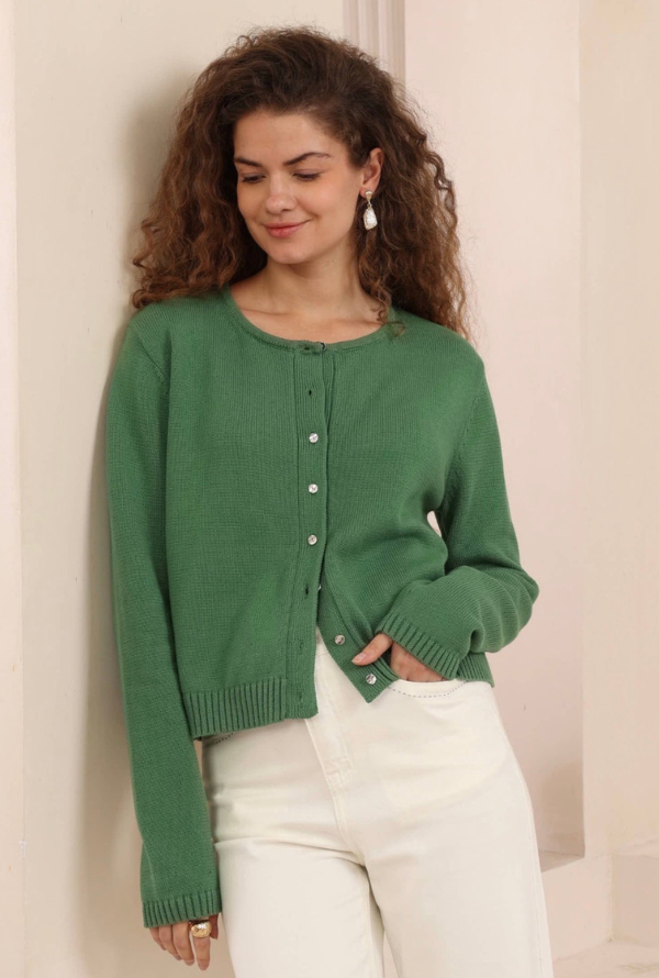 Carrie Cardigan - Green