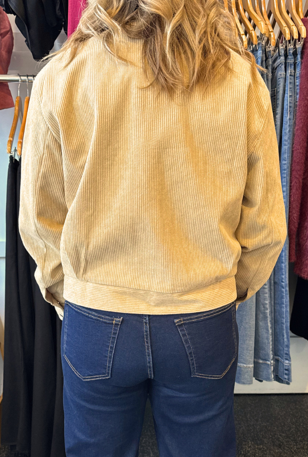 Charlie Cord Barn Jacket - Sand