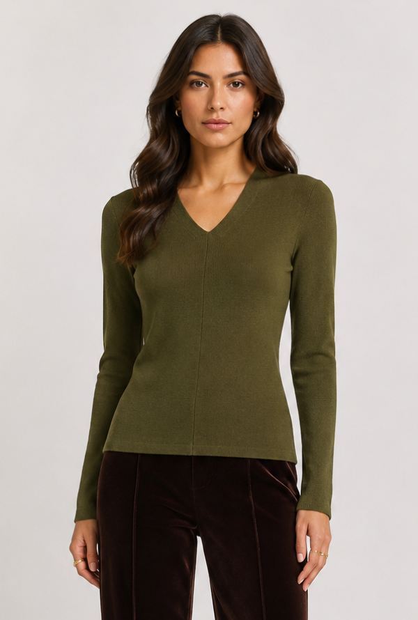 Sofia Knit - Khaki