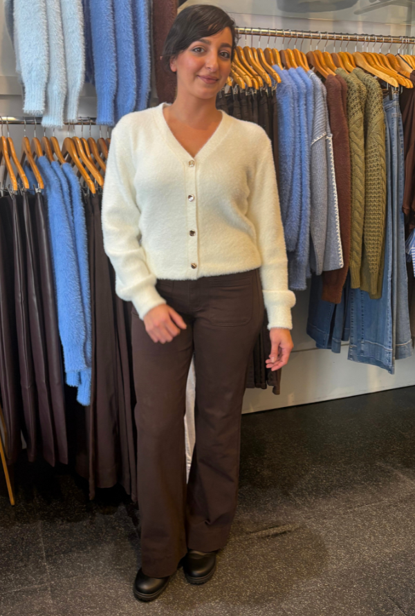 Ruby Wide Leg Jeans - Chocolate