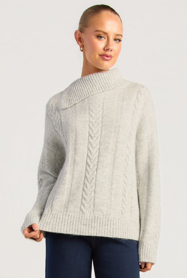 Sally Knit - Grey Marl