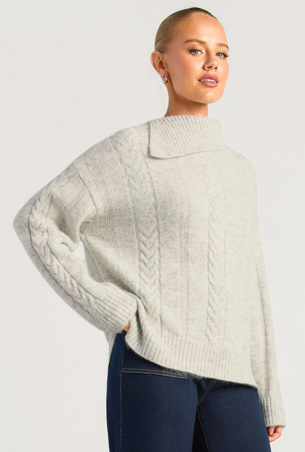 Sally Knit - Grey Marl