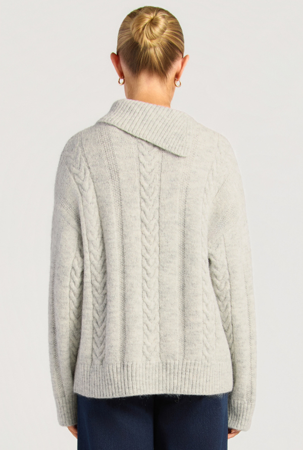 Sally Knit - Grey Marl