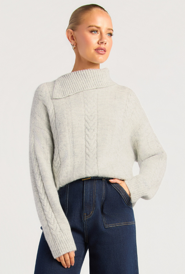 Sally Knit - Grey Marl
