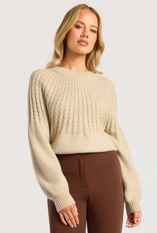 Gabrielle Knit - Latte