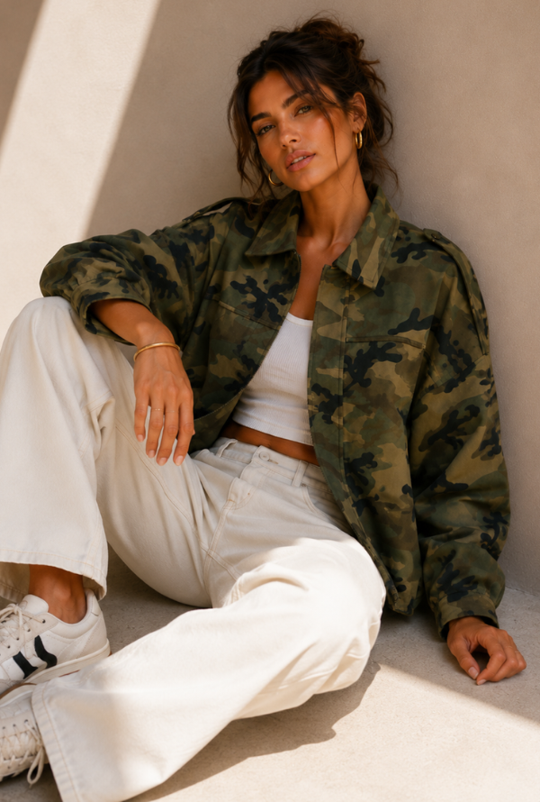 Molly Faux Suede Jacket - Camo *PRE-ORDER NOW OPEN* SEE DETAILS IN PRODUCT DESCRIPTION