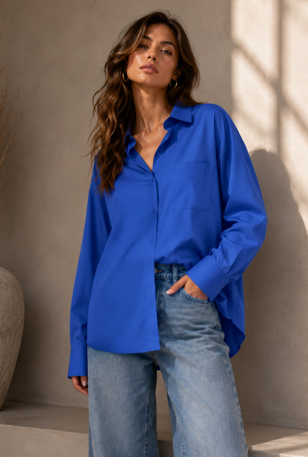 Sammi Shirt - Cobalt