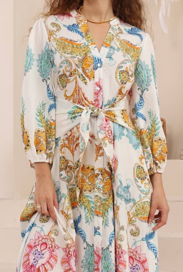Trinity Tie Midi - Teal