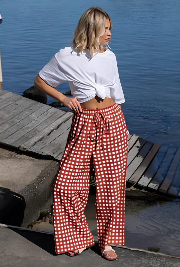 Riviera Pant - Red