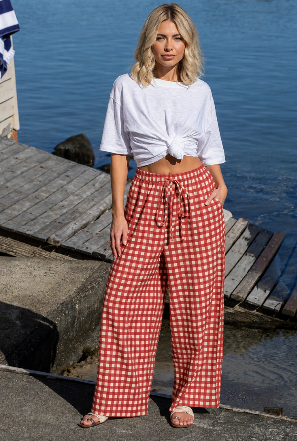 Riviera Pant - Red