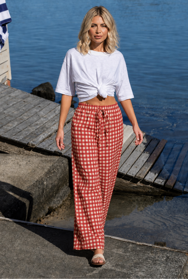 Riviera Pant - Red