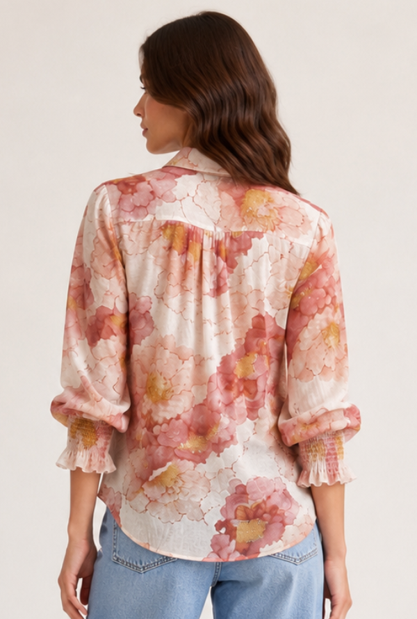 Peony Blouse - Blush