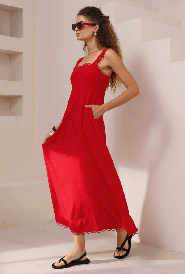 Adeline Maxi - Red