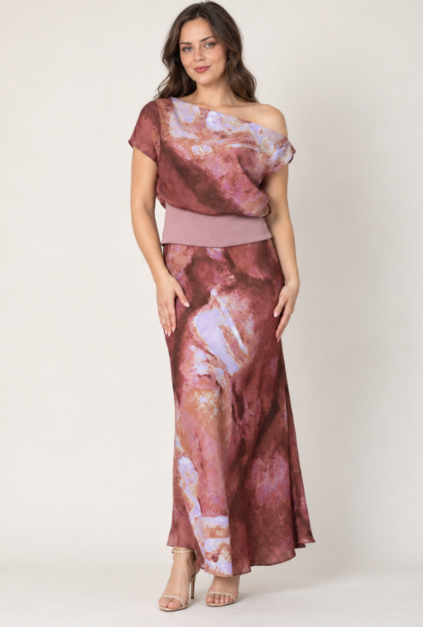 Zendaya Maxi Skirt - Blush