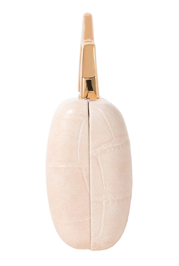 Maison Croc Clutch - Warm Ivory
