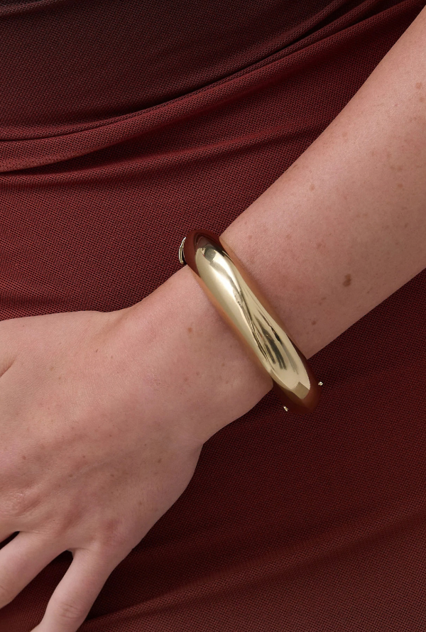 Selene Cuff Bangle - Gold