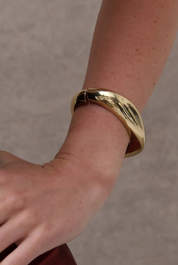 Selene Cuff Bangle - Gold