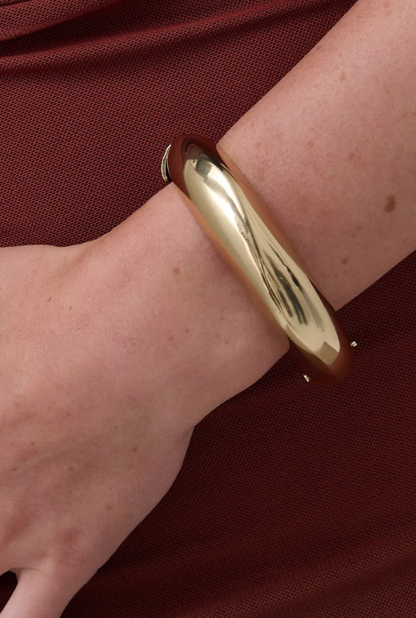 Selene Cuff Bangle - Gold