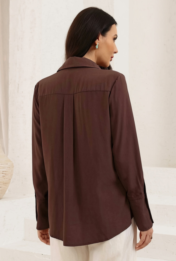 Lucia Shirt - Chocolate