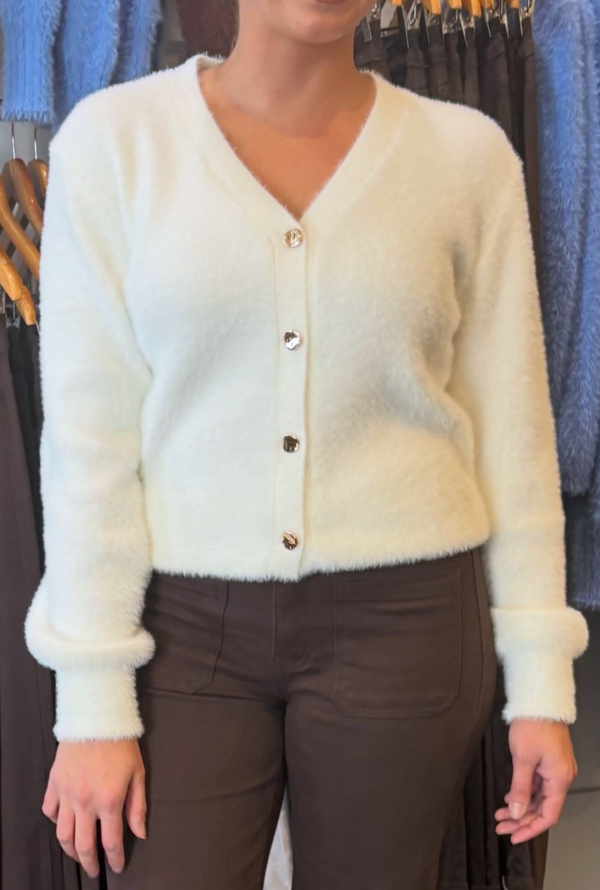 Nia Cardigan - White