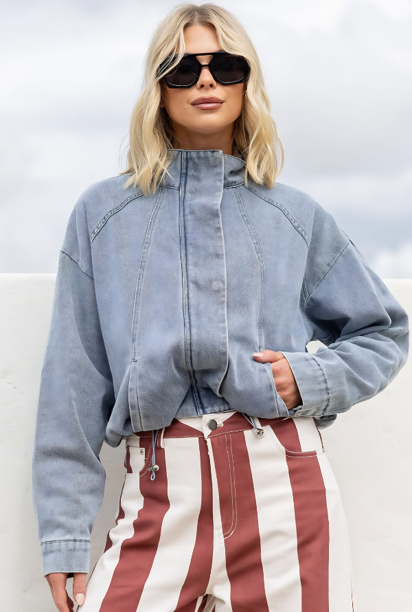 Amari Denim Jacket -Blue
