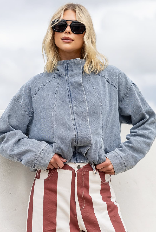 Amari Denim Jacket -Blue