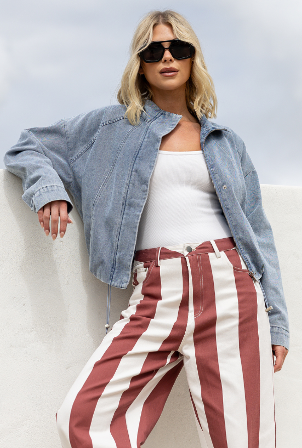 Amari Denim Jacket -Blue